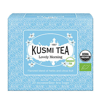 Чай зеленый Kusmi Tea Organic Lovely Morning пакетированный 40 г, Германия
