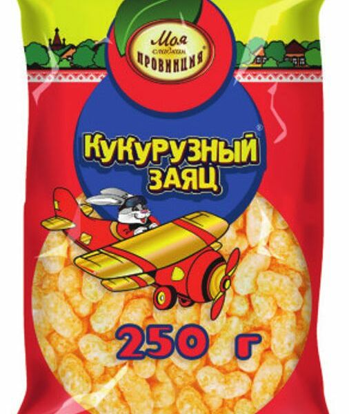 Палочки кукурузные Моя Сладкая Провинция Кукурузный заяц, 250г