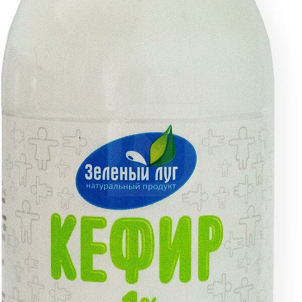 Кефир Зеленый Луг 1% 750 г