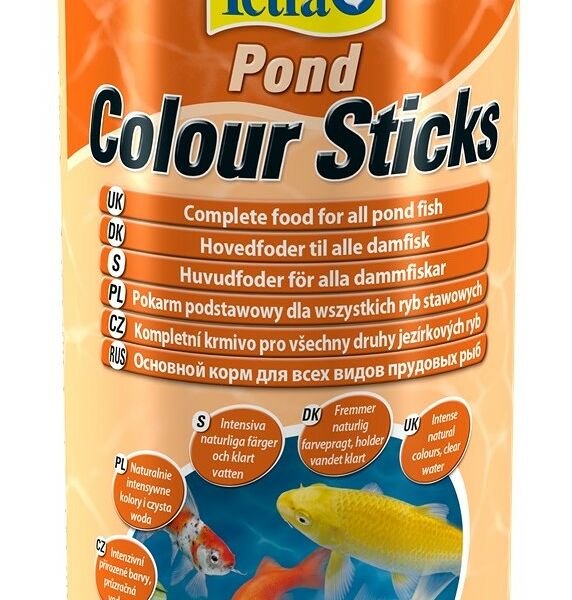 Tetra Pond Color Sticks корм для прудовых рыб палочки для окраски
