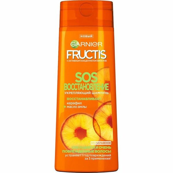 Шампунь для волос Garnier Fructis SOS восстановление укрепляющий, 400мл