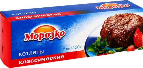 

Котлеты Морозко Классические говяжьи 450 г