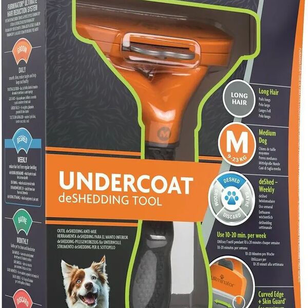 FURminator Long Hair для длинношерстных пород собак 7 см.