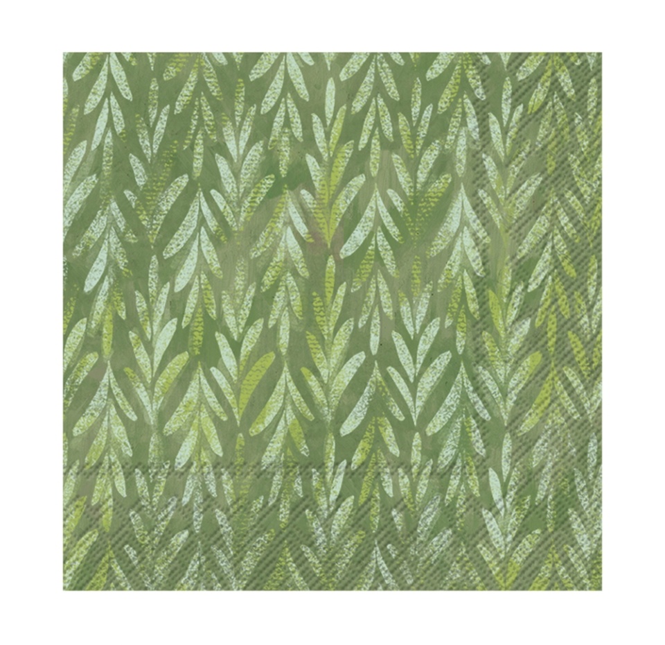

Салфетки бумажные Ihr Tiggy, green 33х33 см, 3-сл, 1 упаковка 20 шт