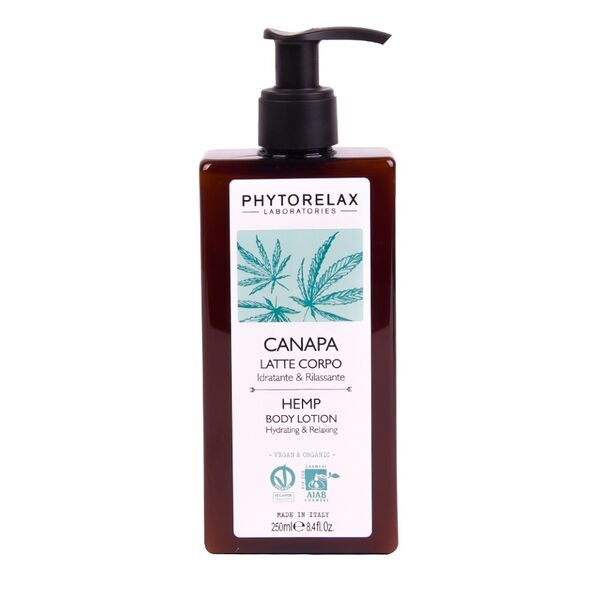 Лосьон для тела с маслом из семян конопли, Phytorelax, 250 мл, Италия