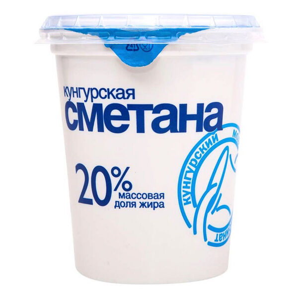 Сметана Кунгурский молочный комбинат 20% 300 г