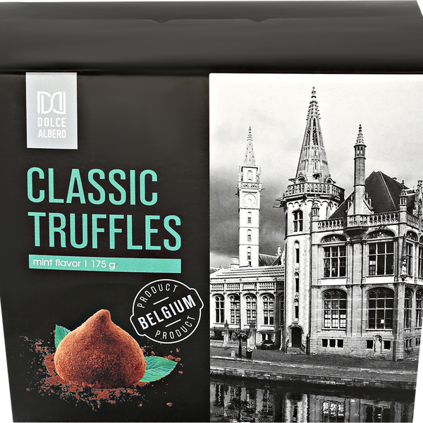 Конфеты DOLCE ALBERO Трюфели со вкусом мяты