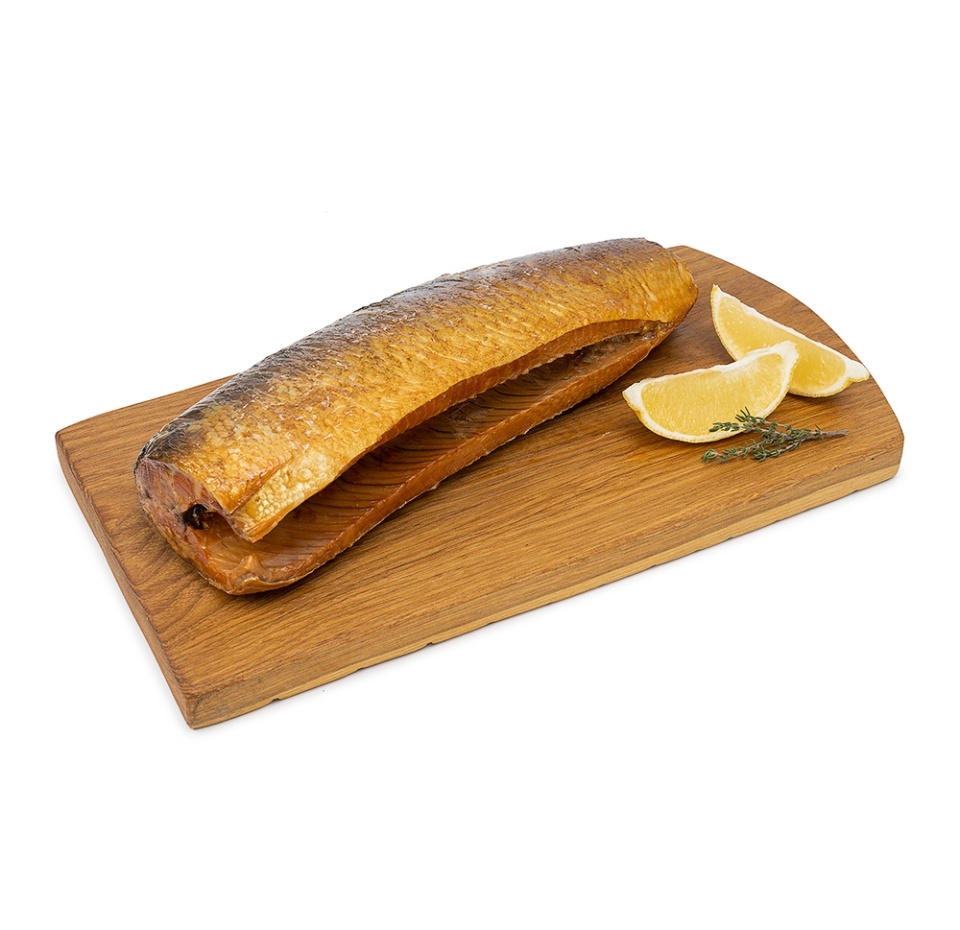 

Омуль Азбука Вкуса холодного копчения спинка 750 г, Россия
