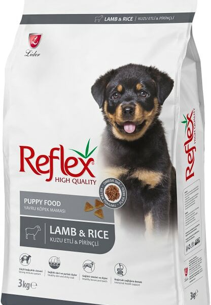 Сухой корм для щенков Reflex Puppy Food с ягненком и рисом 3кг