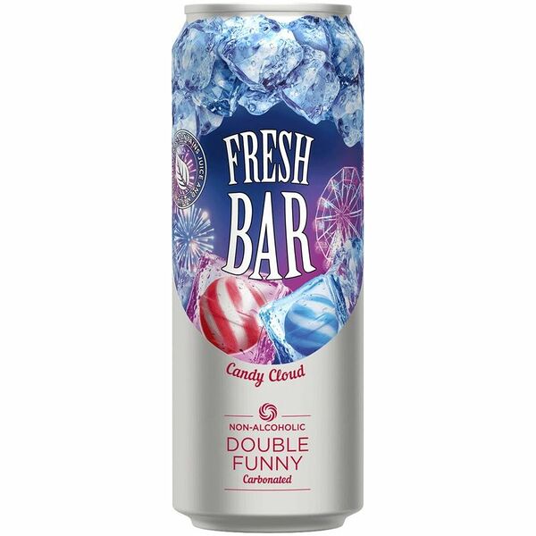 Газированный напиток Fresh Bar Double Funny 0.45л