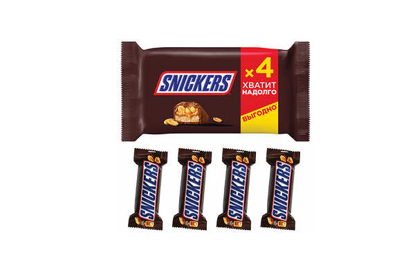 Батончик Snickers Мультипак
