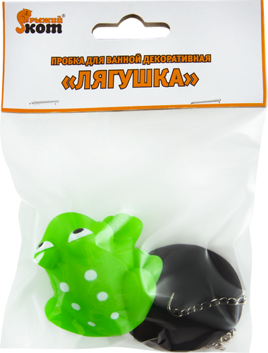 

Пробка для ванной Рыжий Кот декоративная дизайн в ассортименте