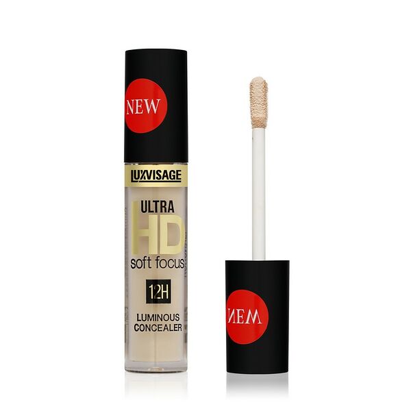 Консилер для лица Luxvisage Ultra HD тон 10 fair светоотражающий