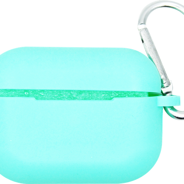 Чехол для наушников LENTEL Apple AirPods Pro, с карабином, силиконовый Арт. TS-EC17