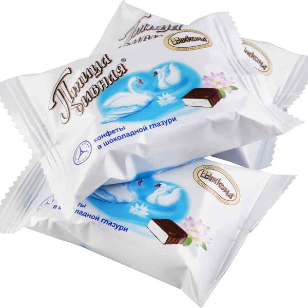 Конфеты Птица дивная Акконд в шоколадной глазури вес до 250г