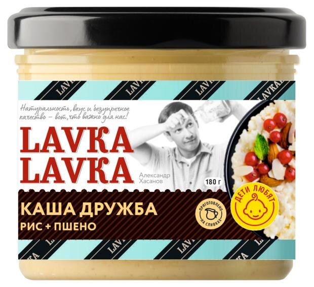 

Каша дружба LavkaLavka рис и пшено 180 г