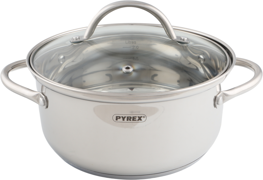 

Кастрюля с крышкой PYREX Master 2.8л нержавеющая сталь Арт. MA20AEX/E006