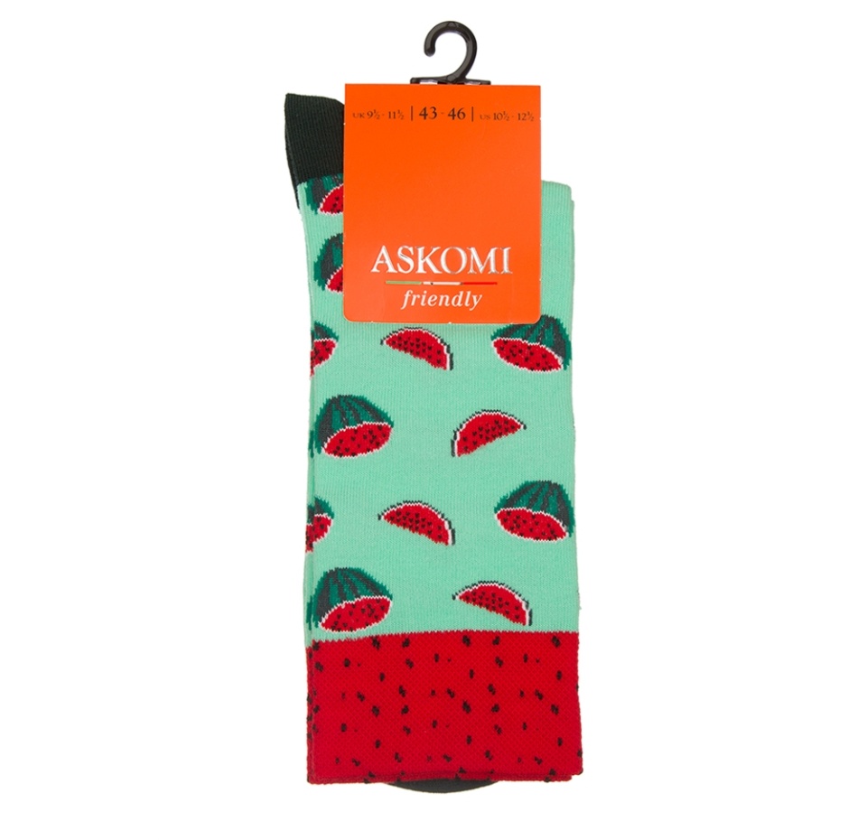 

Носки унисекс Friendly цвет мятный, Askomi, размер 43-46