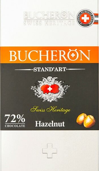 Шоколад Bucheron Горький с фундуком 72% 100г