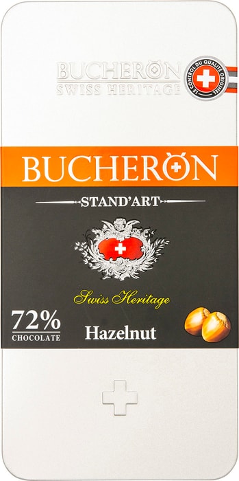 

Шоколад горький Bucheron Stand'art с фундуком 72 % какао 100 г