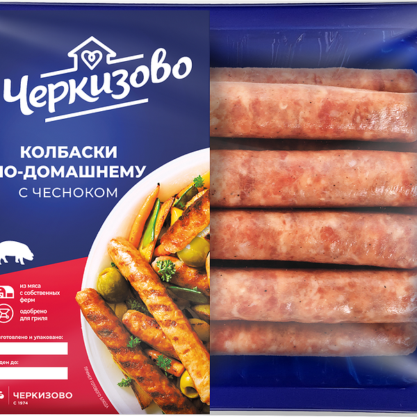 Полуфабрикаты из мяса Черкизово по-домашнему с чесноком