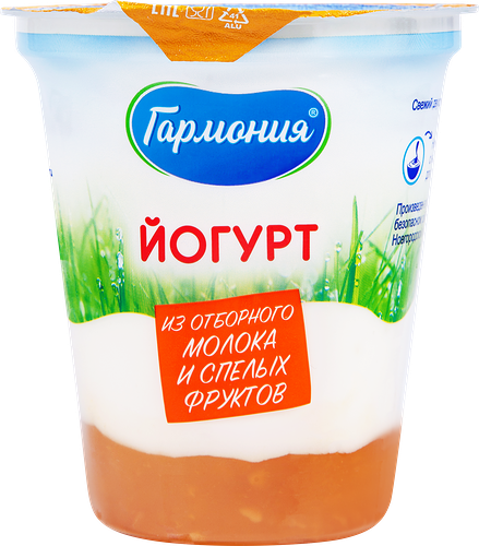 Йогурт Гармония с абрикосом и миндалем 2.7 %