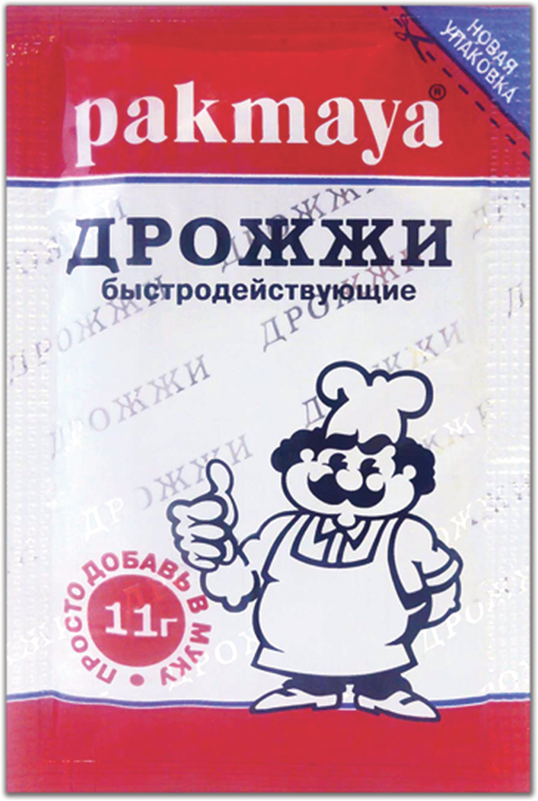 

Дрожжи PAKMAYA сухие хлебопекарные быстродействующие