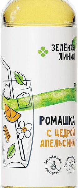 Холодный чай Ромашка цедра апельсина-имбирь-корица-лемонграсс-валериана Зелёная Линия