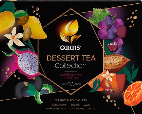 Набор подарочный Curtis Dessert Tea Collection в сашетах, 58.5г