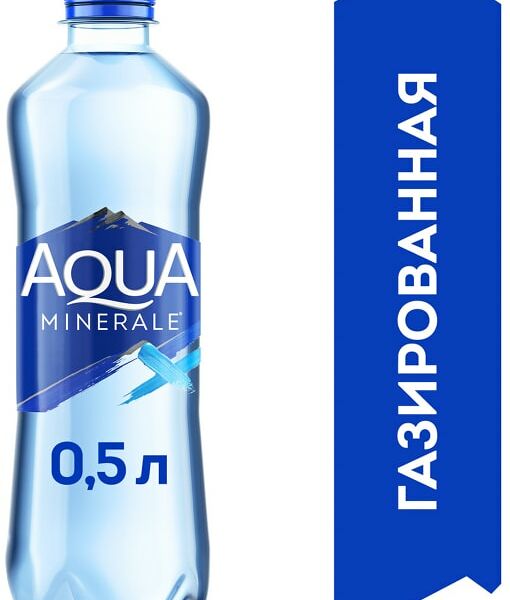 Вода Aqua Minerale питьевая газированная 500мл