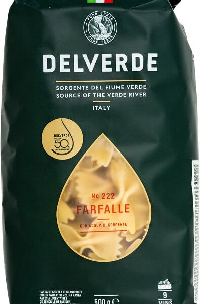 Макароны Delverde Farfalle №222 500г