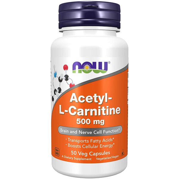 NOW Acetyl-L-Carnitine капсулы 500 мг 50 шт