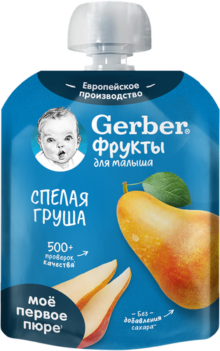 

Фруктовое пюре Gerber Спелая груша 90 г