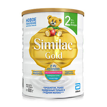 Смесь молочная SIMILAC Gold 2 с 6-12 месяцев
