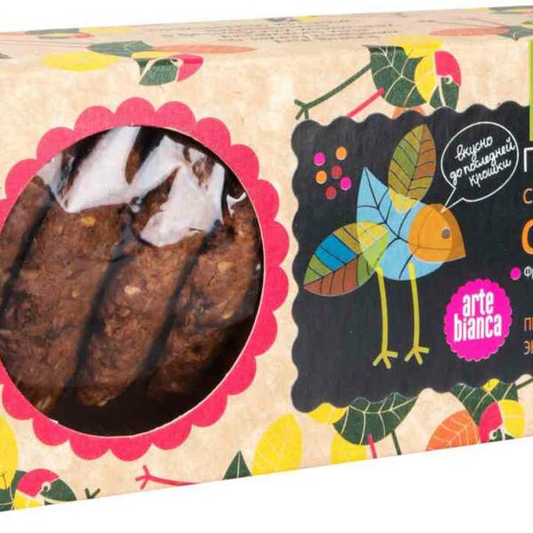 Печенье сдобное Arte Bianca Сила Алтая с амарантовой мукой на фруктозе