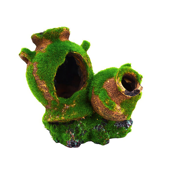 PRIME Декор Вазоны с мхом 14.5х9х11.5 см.