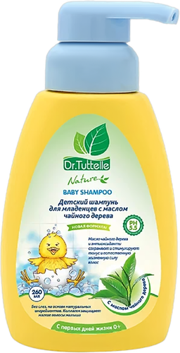 

Шампунь для младенцев Dr.Tuttelle с маслом чайного дерева 500 мл