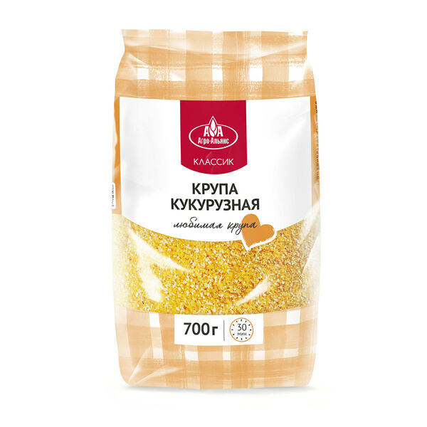Крупа кукурузная Агро-Альянс шлифованная
