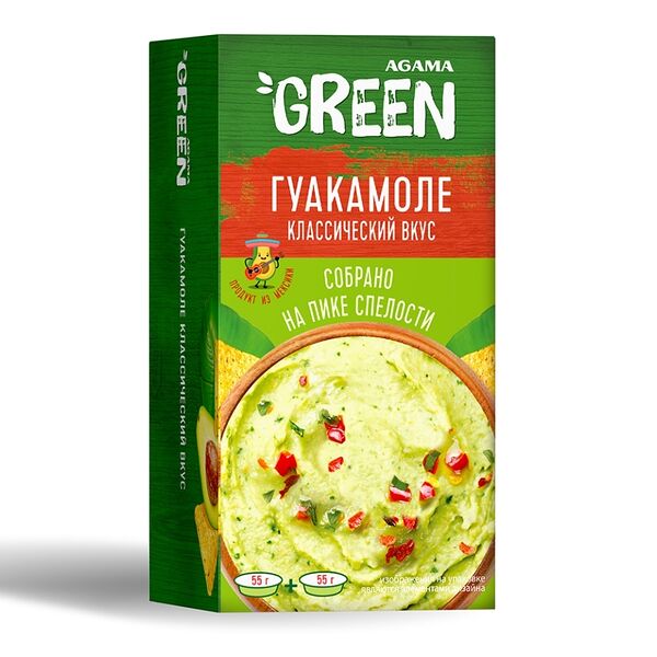Гуакамоле классик с/м 11*110г (Agama Green) Мексика