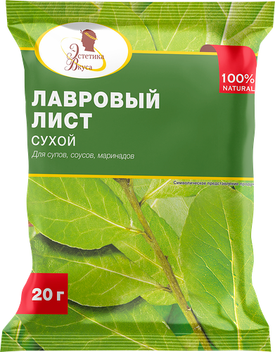 Лавровый лист ЭСТЕТИКА ВКУСА, 20г