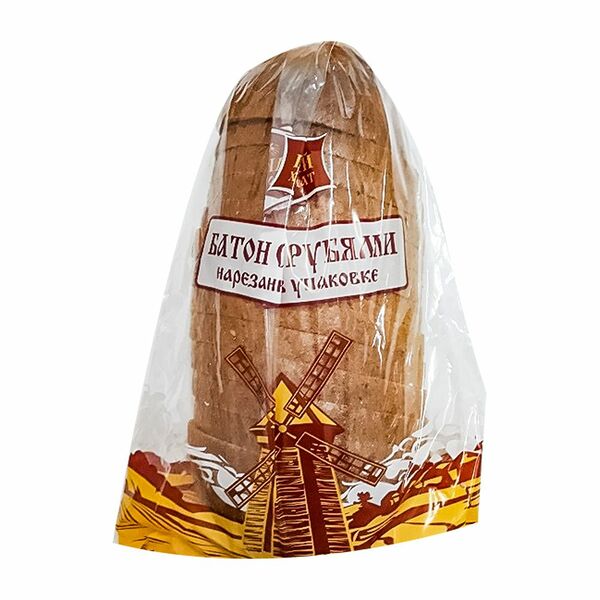 Батон Галичский ХК С отрубями нарезка 300г