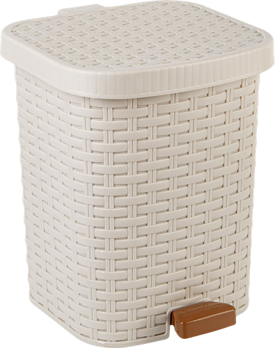 

Контейнер для мусора Полимербыт Verde, педальный 8 л, в ассортименте