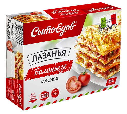 

Лазанья Сытоедов Болоньезе 350 г