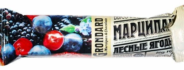 Батончик Grondard Marzipan Лесные ягоды