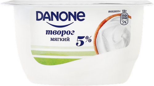 

Творог Danone мягкий 5% 130 г
