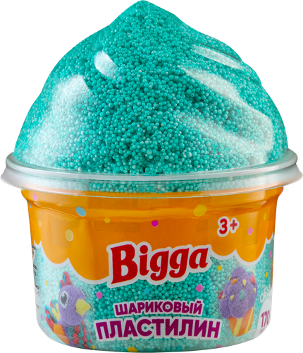 

Пластилин шариковый BIGGA мелкозернистый, в ассортименте