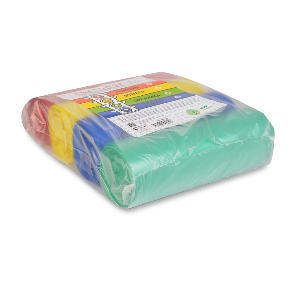 

Мешки для мусора Avm Светофор раздельный сбор мусора 4 рулона 10 шт.