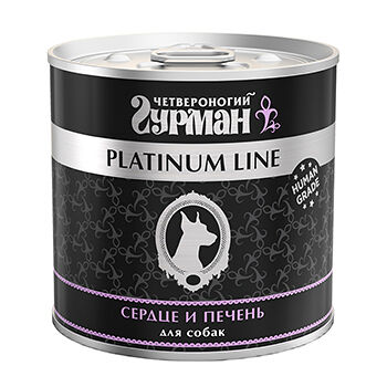 Корм для собак Четвероногий гурман Platinum Line Сердце и печень 240 г