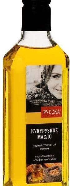 Масло Русска кукурузное нерафинированное