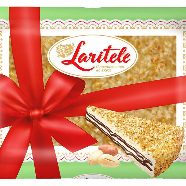 Вафли Laritele Знак Вкуса какао в глазури с арахисом